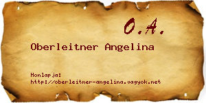 Oberleitner Angelina névjegykártya